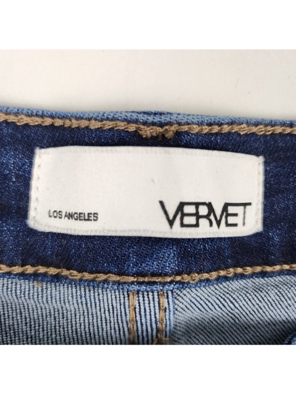 Vervet Jeans Womens 22 Blue Vervet Haylie Hgh Rise Skinny Denim (42x29) NWT - Picture 5 of 11